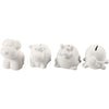 Creativ company terracotta spaarpotten dieren 10 cm 4 stuks