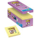 Post-it zelfklevende notes 16 x 90 vel 76 x 76 mm blanco kanariegeel