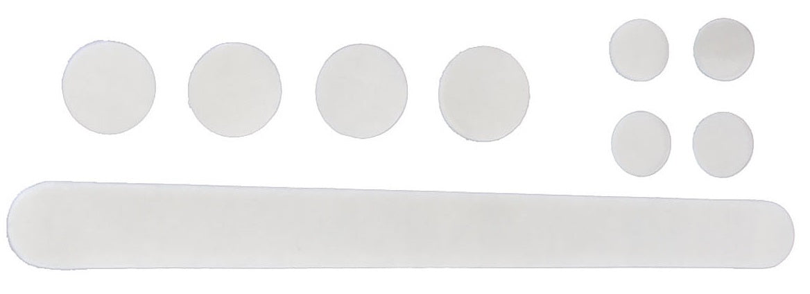 Velo Stickerset voor de bescherming van het frame vork RMS 9-delig transparant