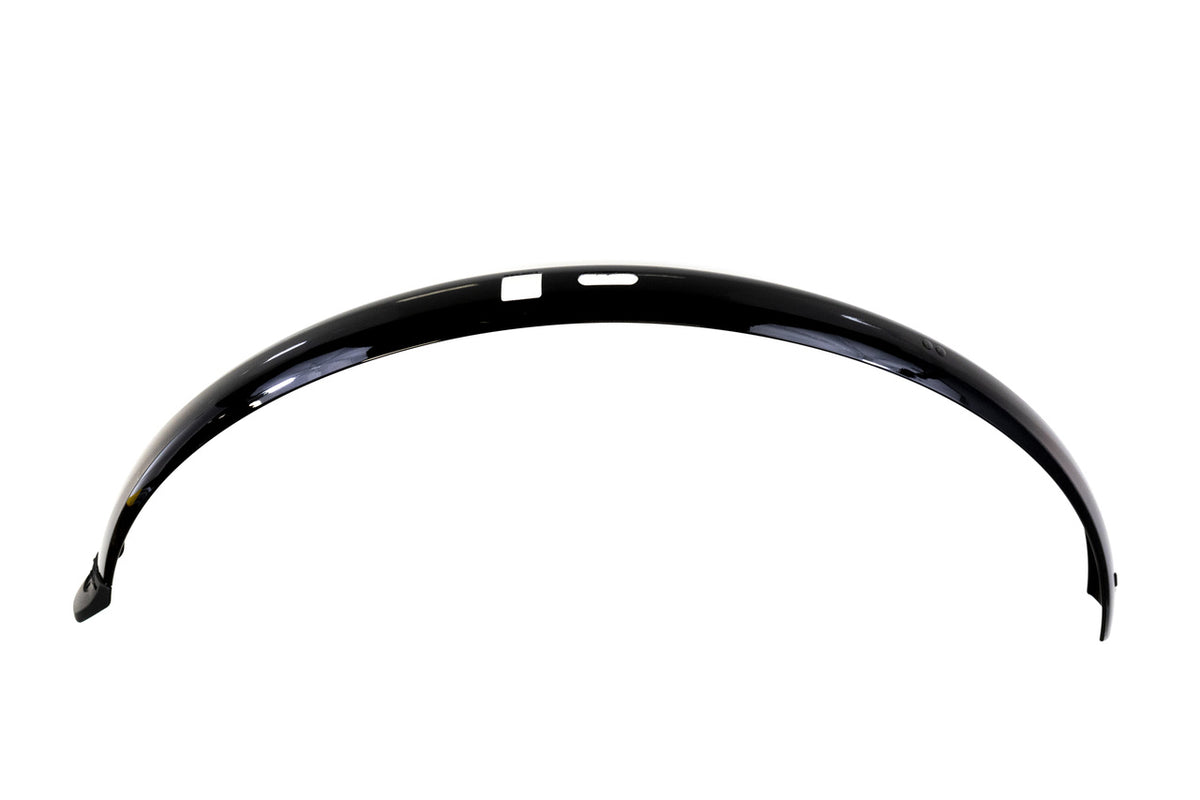 Gazelle achterspatbord b50g r381 met kabelgeleider - glanzend zwart