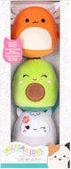 Jazwares micromallows - 3 pack plush squishmallows (mireya, roah, nico) 6cm