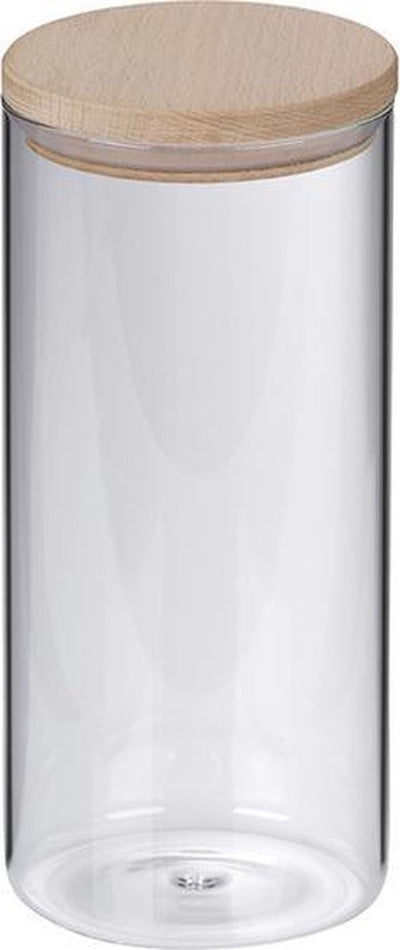 Kela keuken - amelie voorraadpot 1,5 liter - glas - transparant