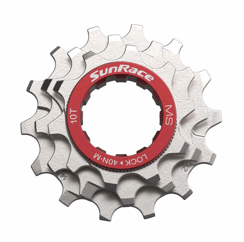 Sturmey-archer europa n.v. sunrace tandwiel set 10-12-14t microspline zilver