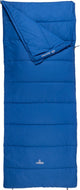 Nomad ® blazer slaapzak dekenmodel | blauw | 205x80 cm | katoen | aanritsbaar | tochtstrip | tweewegrits | incl hoes