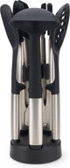 Joseph joseph - elevate fusion keukenhulpen met houder 6-delig - kunststof - zilver