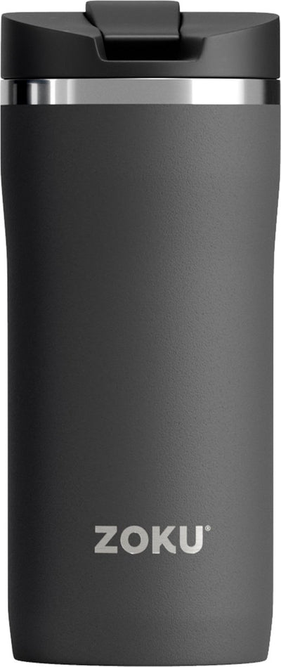 Zoku thermosbeker, 355 ml, rvs polypropyleen, bpa vrij, zwart-