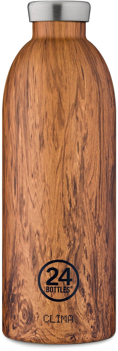 24 bottles 24bottles thermosfles clima bottle sequoia wood 850 ml