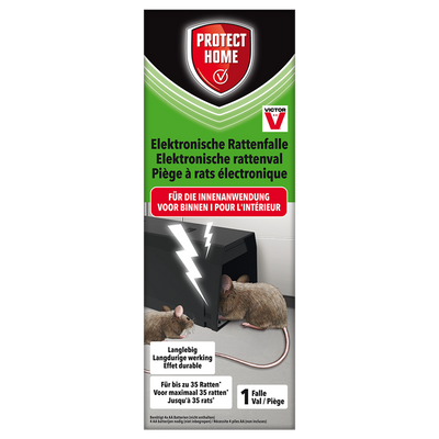 Pro-tect 1076862 - val ratten electronic 1st protect home | 1 stuks