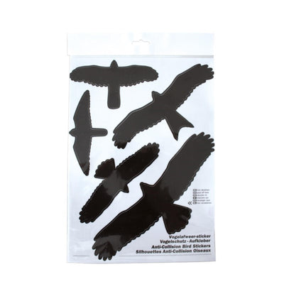 Bsi vogel afweerstickers 5 stuks 14-27cm