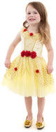 Little adventures - yellow beauty party jurk – maat l (110-122)