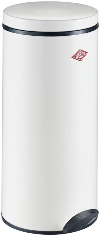 Wesco gastro 127 afvalbak | pedaalemmer | 22 liter | metaal - wit | prullenbak - made in germany