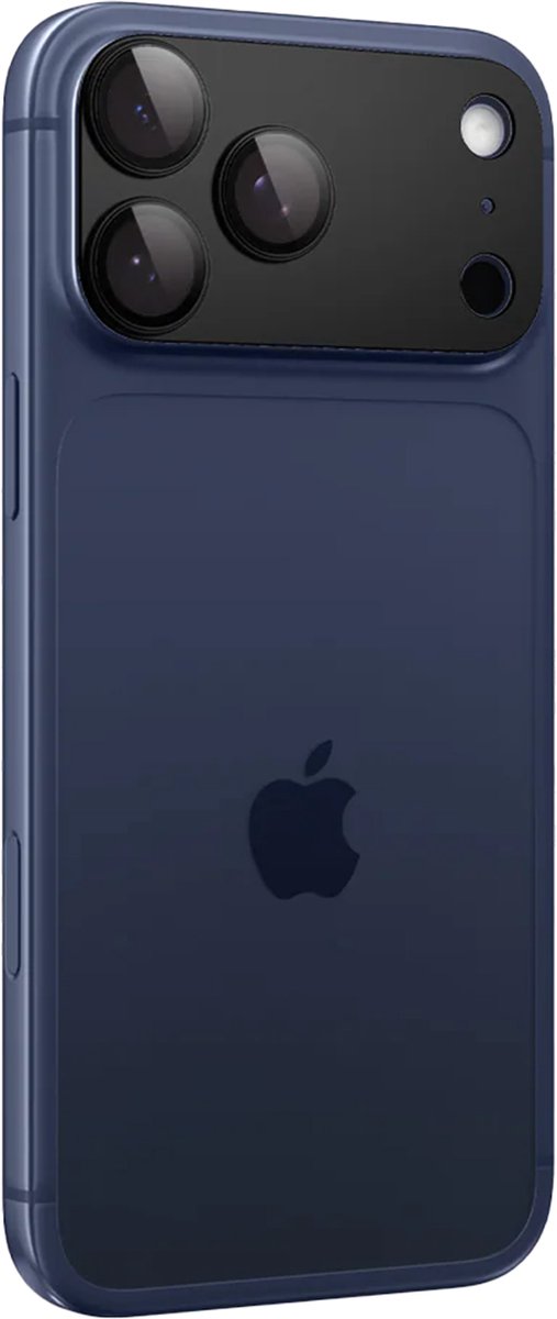 Spigen glas.tr camera ez fit optik pro xl serie - lensbescherming - iphone 17 pro max - zwart - geen beperking fotokwaliteit