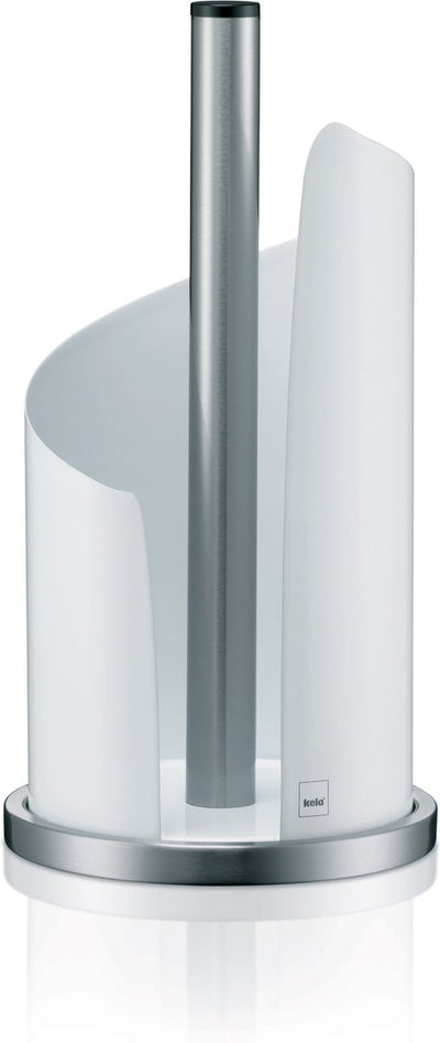 Kela keukenrolhouder wit - | stella