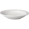 Mammoet bord diep budgetline 21,5 cm smalle rand porselein wit (set van 6 )