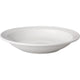 Mammoet bord diep budgetline 21,5 cm smalle rand porselein wit (set van 6 )