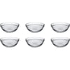 Duralex schaal lys rond stapelbaar 200ml hardglas 6 stuks 10,5x4.3cm