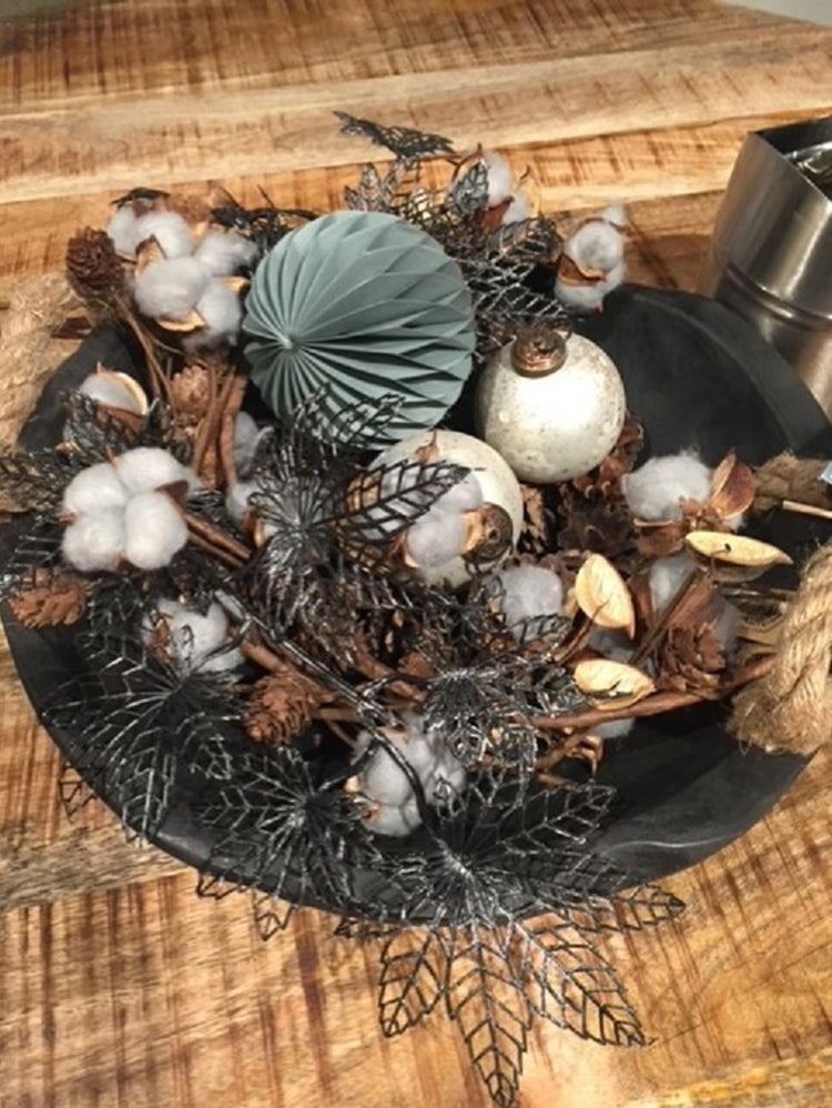 Naturel collections kunsttak esdoorn blad l75cm zwart