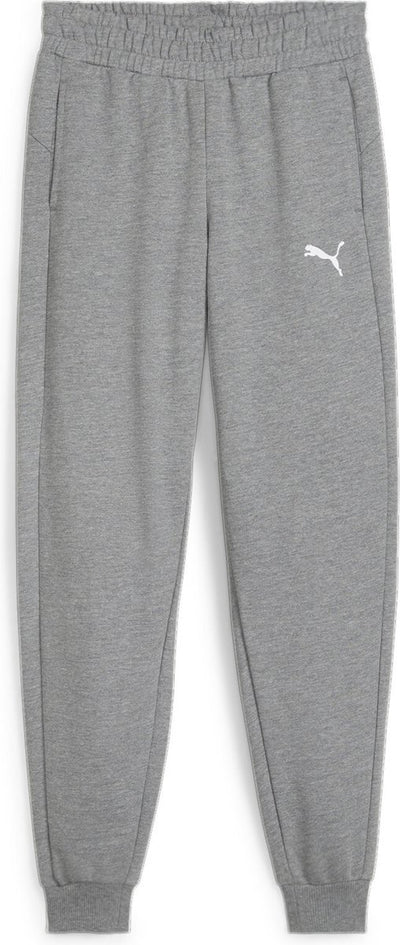 Puma teamgoal casuals pants jr jongens sportbroek - medium gray heather- white