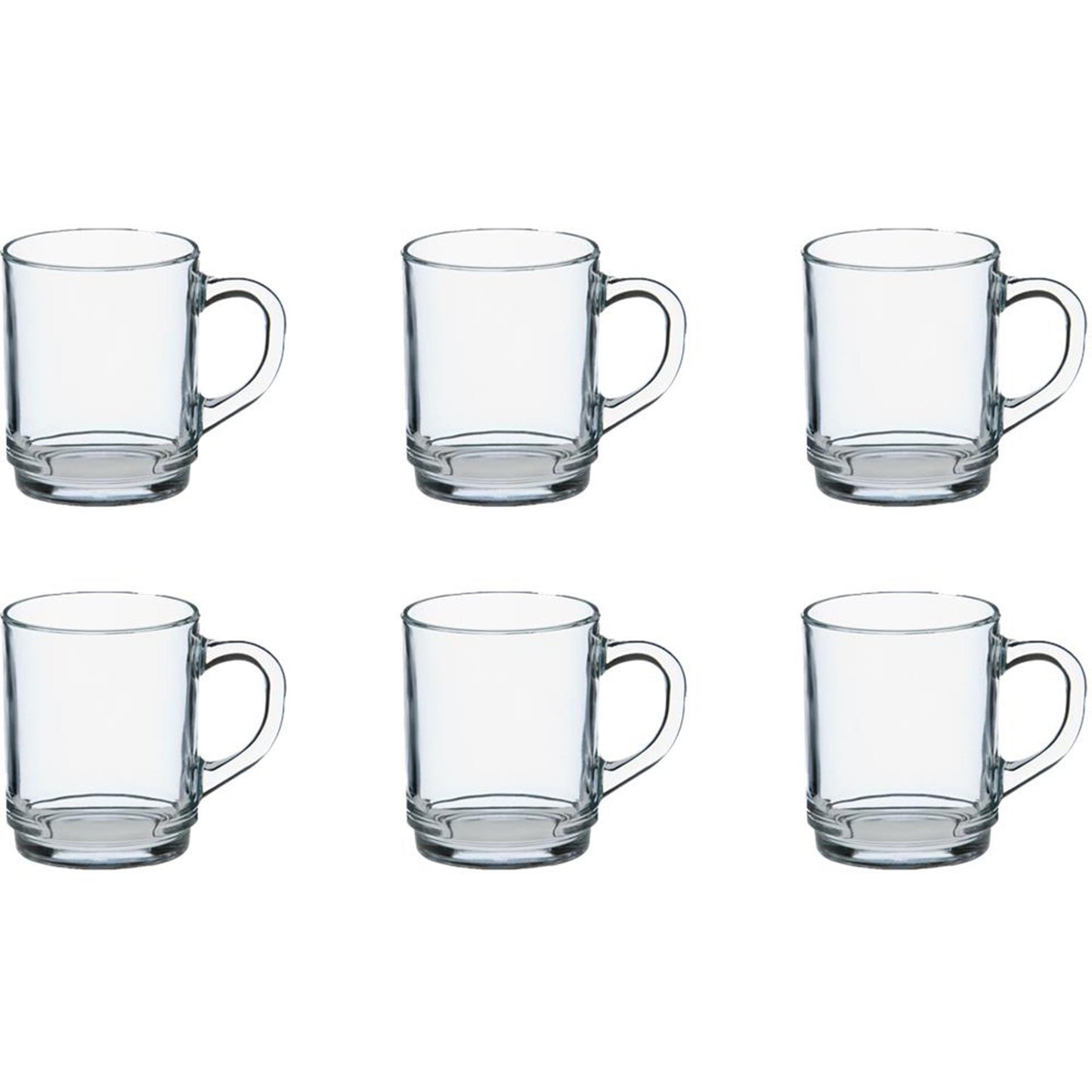 Duralex theeglas versailles hardglas 250ml 6 stuks ø7x8,9cm
