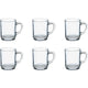 Duralex theeglas versailles hardglas 250ml 6 stuks ø7x8,9cm
