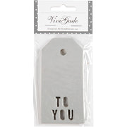 Https: www.cchobby.nl cadeaulabels-to-you-afm-5x10-cm-300-gr-zilver-15-stuk-1-doos - afbeelding 2