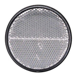 Reflector rond 70 mm. wit plak - afbeelding 2