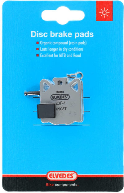 Elvedes schijfremblokset voor campagnolo - grijs (1 paar)