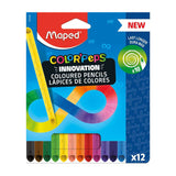 Quantore kleurpotlood maped color peps infinity set 12 kleuren - afbeelding 2