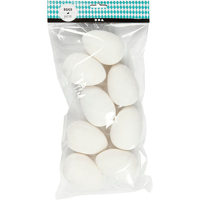 Creativ company http: www.cchobby.nl ei-h-8-cm-d-5-5-cm-wit-8-stuk-1-doos