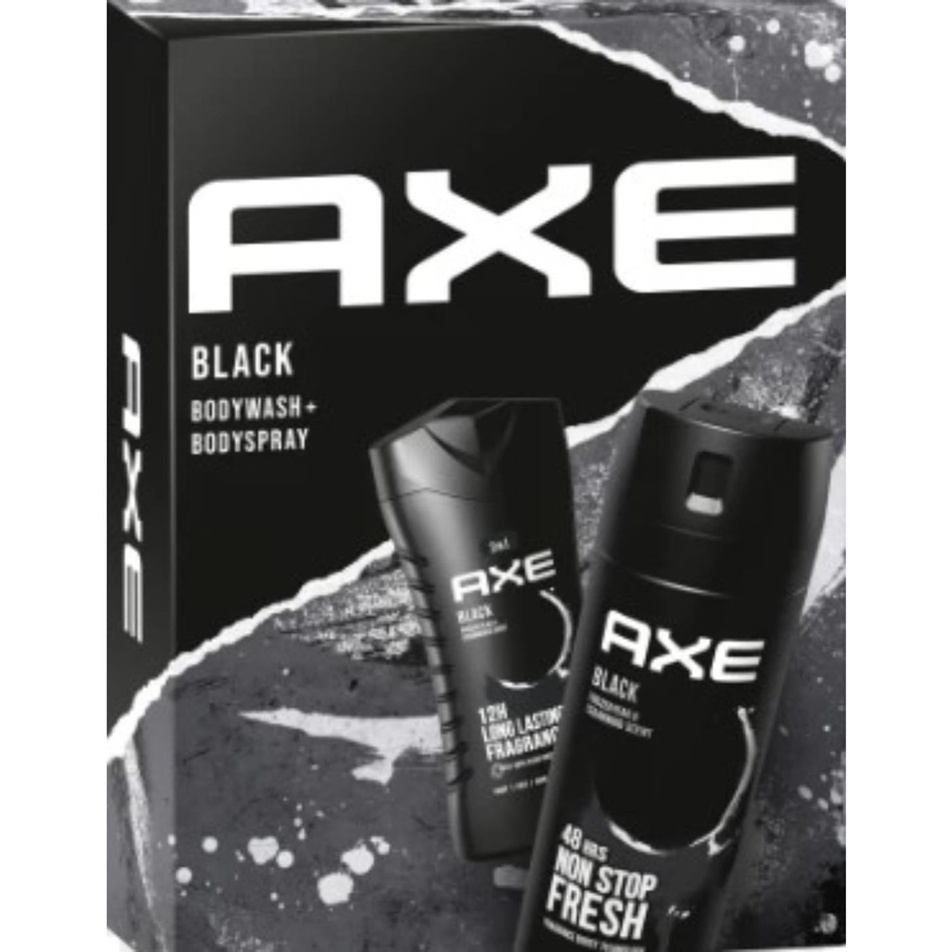 Axe giftset black deospray douche