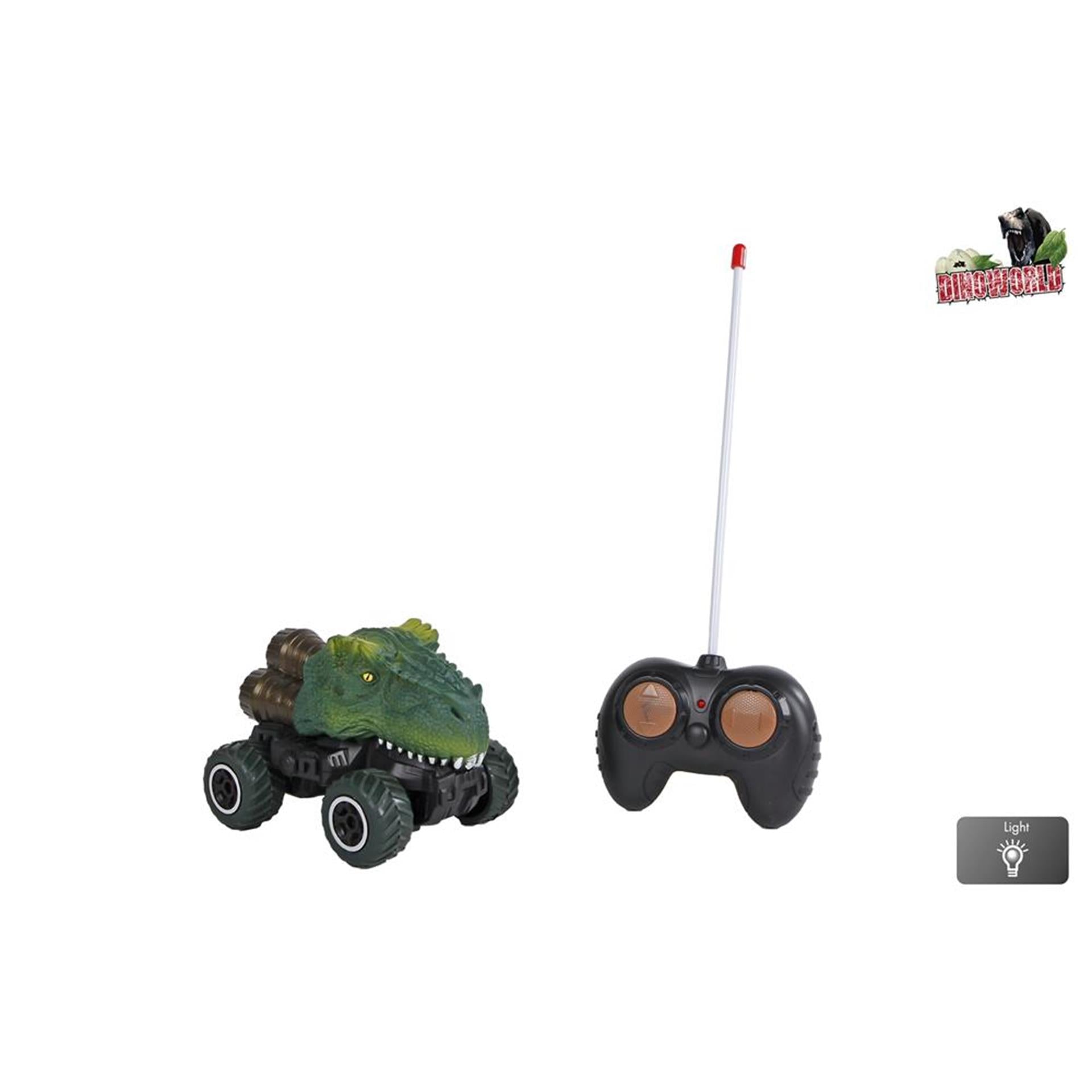 Dinoworld van manen dinoword dinosaur rc auto met licht 12,5cm