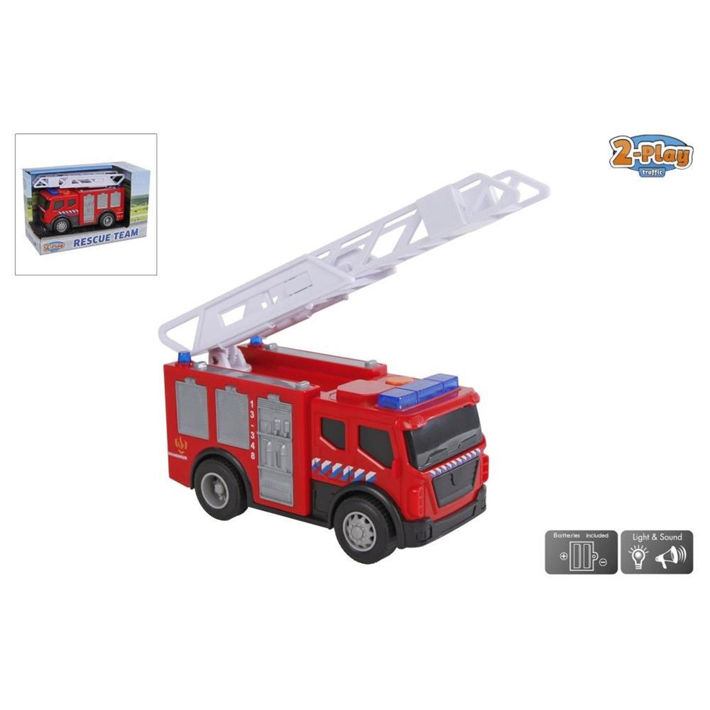 2-play brandweer tankauto 14cm