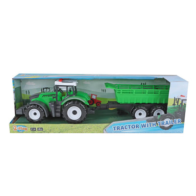 2-play tractor met aanhanger kiepfunctie