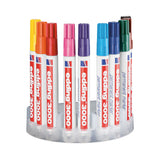 Edding 3000 permanent marker - 10 kleuren - 10 stiften - ronde punt 1,5-3 mm - water en wrijfvast - voor karton, kunststof, hout, metaal, etc. - alcohol markers voor volwassenen - afbeelding 3