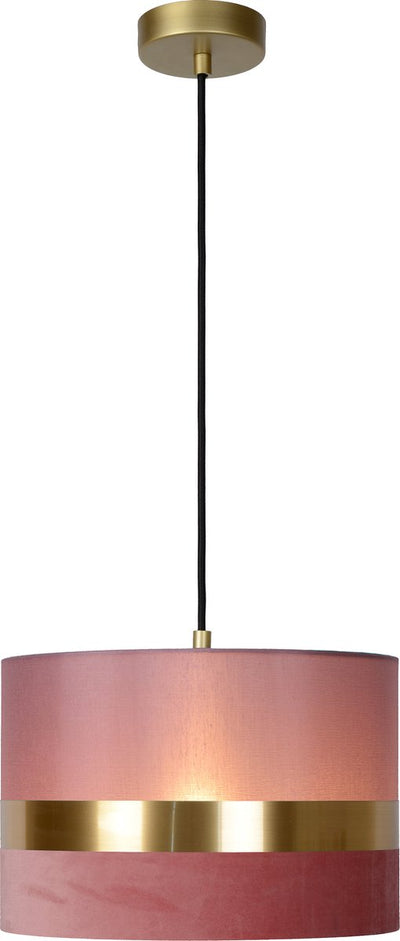Lucide extravaganza tusse - hanglamp - ø 30 cm - 1xe27 - roze