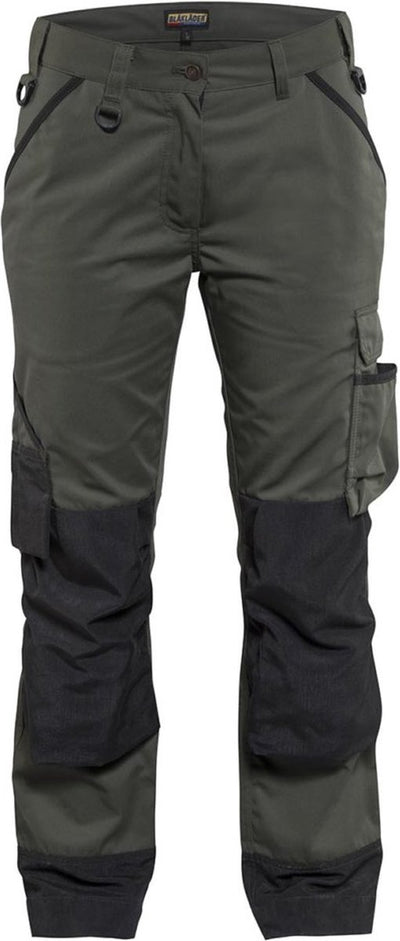 Blåkläder blaklader dames garden werkbroek 7154-1835 - army groen zwart - c42