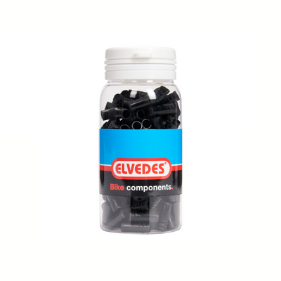 ds Elvedes kabelhoedje 4.3mm PVC zw (150)