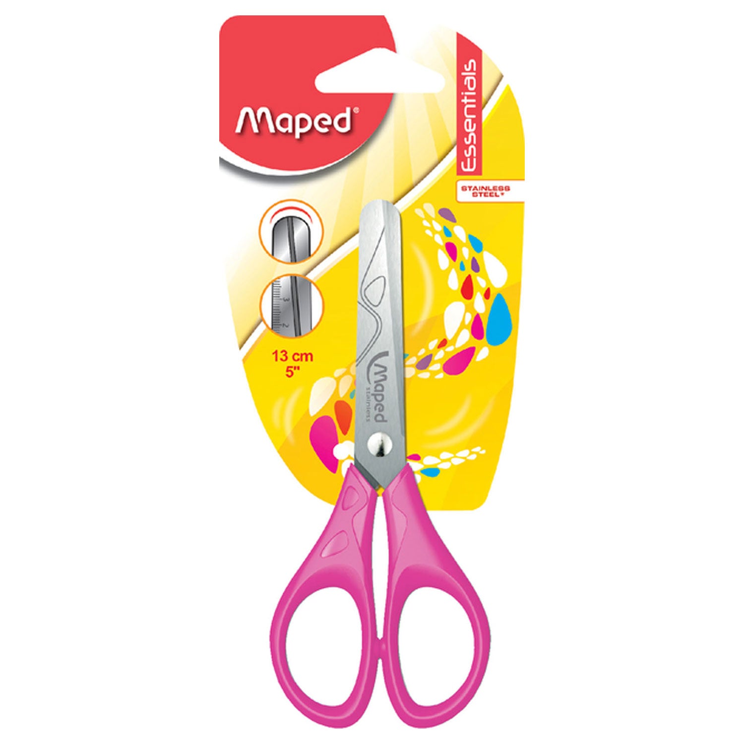 Quantore kinderschaar (links- en rechtshandig) maped essentials 130mm