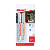 Quantore krijtstift edding wit, 2st. - afbeelding 2