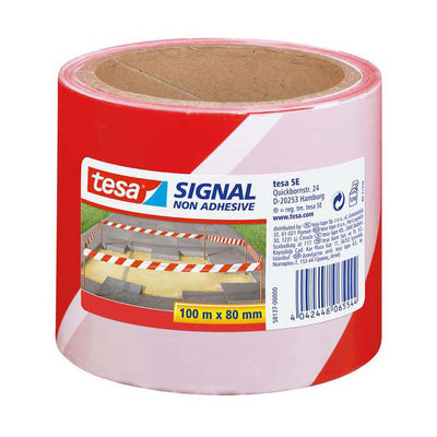 Afzetlint tesa 58137-00000 rood, wit