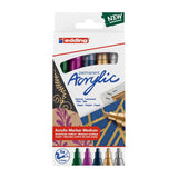 Quantore acrylmarker edding metallic, 5 st. - afbeelding 2
