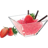 Borgonovo schaaltje glas vierkant 10cm - afbeelding 1