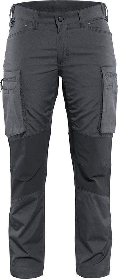 Blåkläder blaklader dames service werkbroek stretch 7159-1845 - vrouwen - donkergrijs zwart - 48