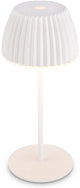 B.k.licht briloner champ mini - oplaadbare mini tafellamp - snoerloze lamp - met touch dimbaar - voor binnen en buiten - german design award winner 2025 - wit - ø8,5 x 20cm