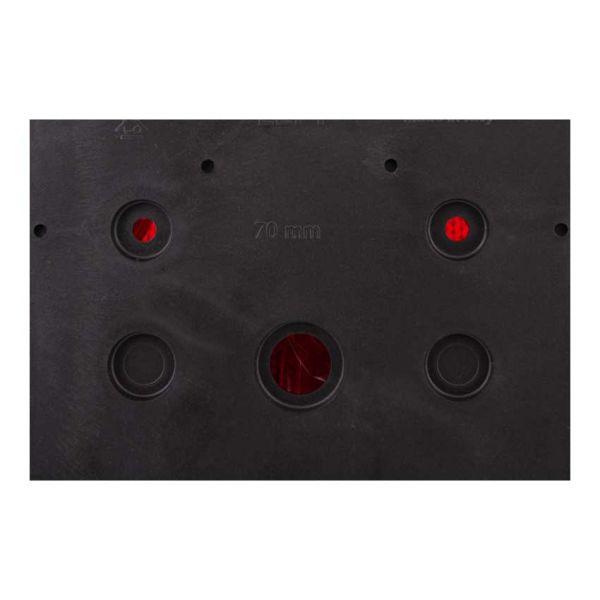 Ac hterlicht driehoek l