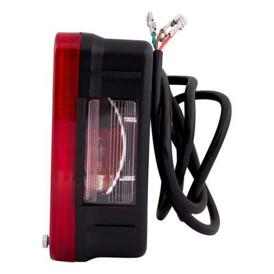 Ac hterlicht met driehoek rechts