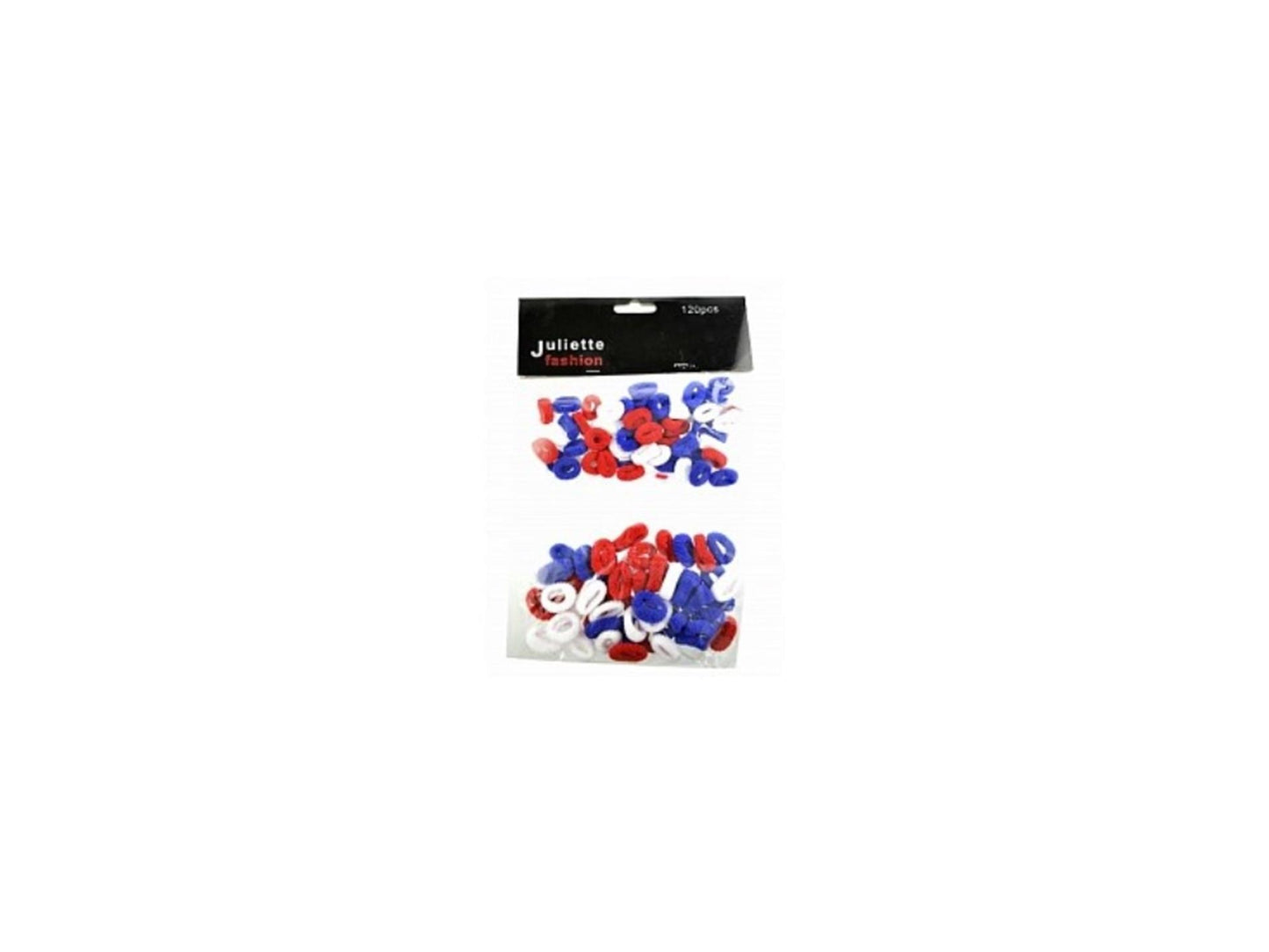 Haarelastiekjes zak a 120stuks assorti kleur