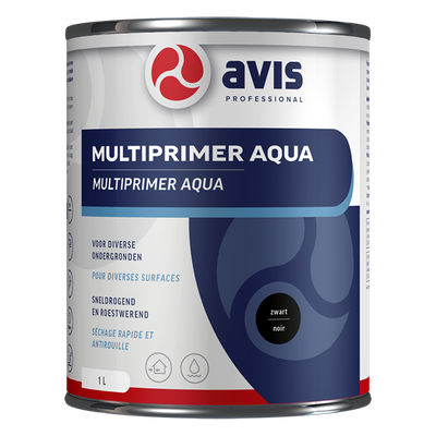 Avis professional 1074386 - avis multiprimer aq. zwart 1lt | 1 stuks