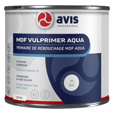 Avis professional 1074465 - avis mdf vulprim aq wit 500ml | 1 stuks