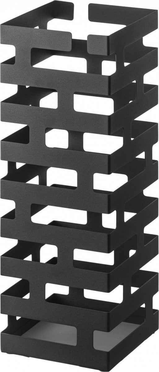 Yamazaki paraplubak - vierkant - brick - zwart